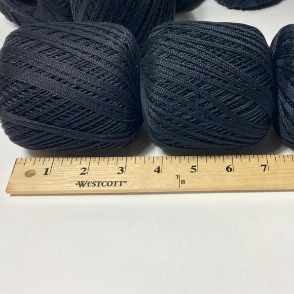 Black Crochet Thread Fashion 3 Aunt Lydia 10 Spool - Picture 2 of 5